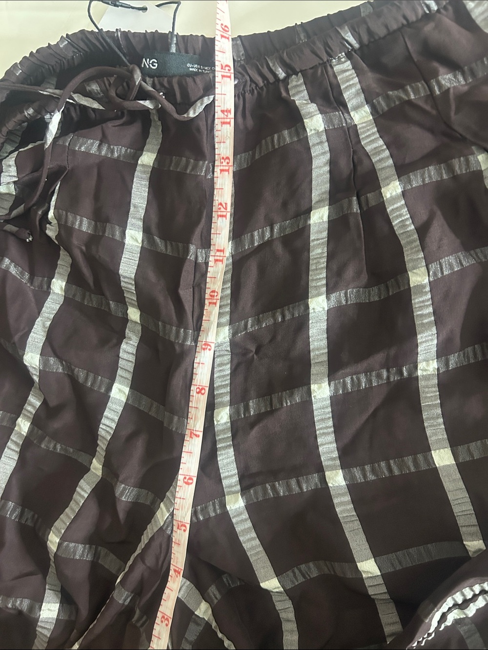NWT (size small) MANGO MID-RISE BAGGY PANTS - Picture 11 of 12